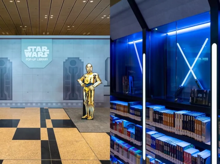 จักรวาลแห่งเรื่องราว: ห้องสมุดป๊อปอัป Star Wars เปิดที่สนามบินชางงี