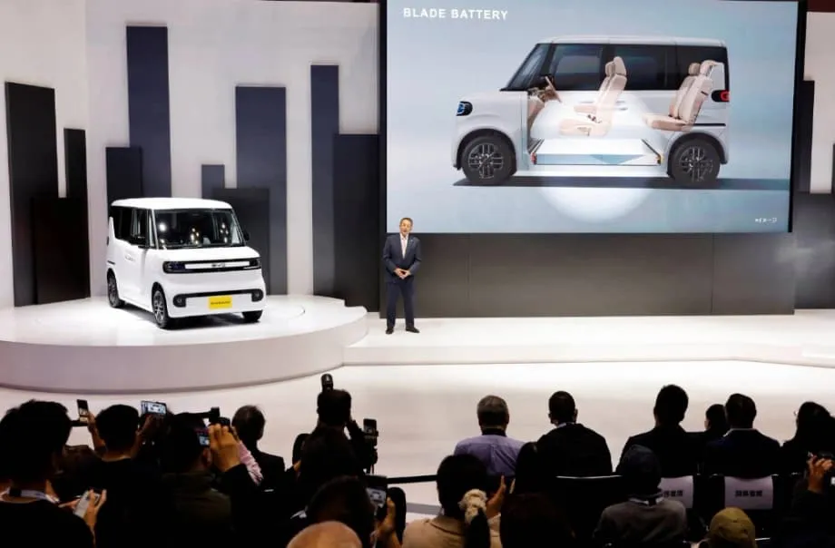 BYD เผยโฉม Racco รถยนต์ไฟฟ้าขนาดเล็กในโตเกียว ท่ามกลางการแข่งขันที่ร้อนแรงขึ้นในตลาดรถยนต์ขนาดเล็กของญี่ปุ่น