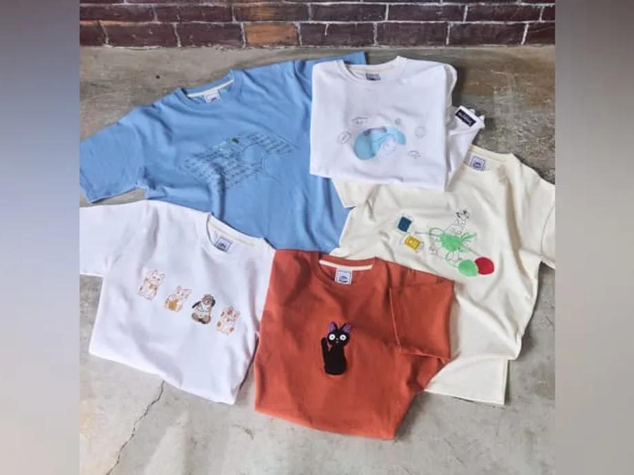 Studio Ghibli GBL เผยคอลเลกชันเสื้อยืดฤดูใบไม้ผลิ-ฤดูร้อนปี 2026 ในสไตล์อเมริกันแคชชวล