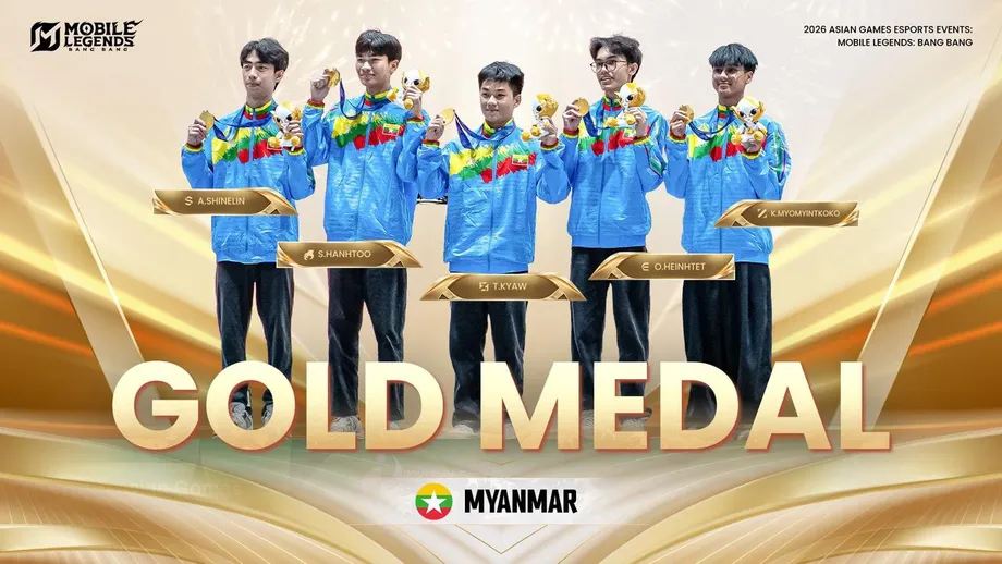 Myanmar Sweeps Indonesia 4-0 to Win First Asian Games MLBB Gold