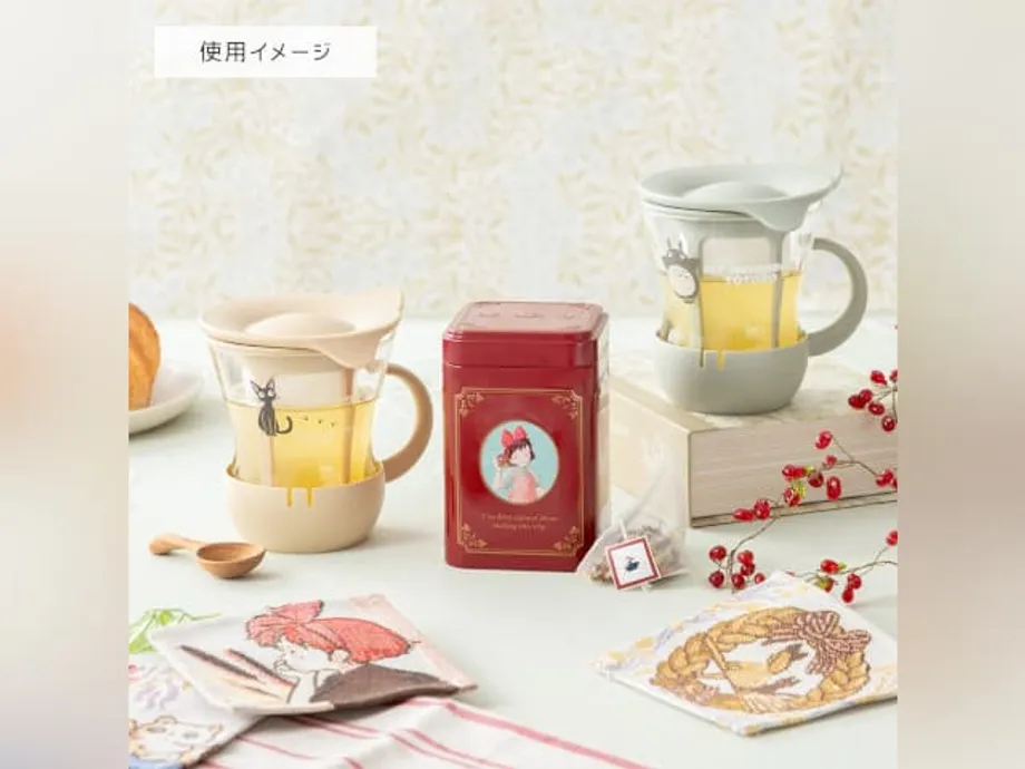 Ghibli เปิดตัวชาผสมสูตร Kiki และแก้วแก้ว Hario ในญี่ปุ่น